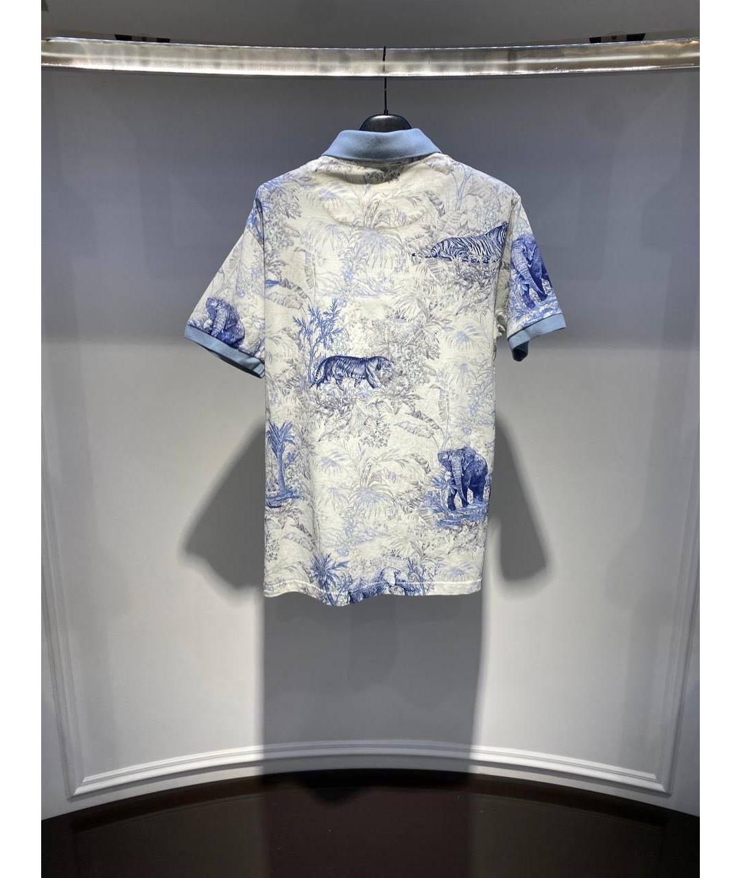 ETRO Мульти хлопковое поло с коротким рукавом, фото 3