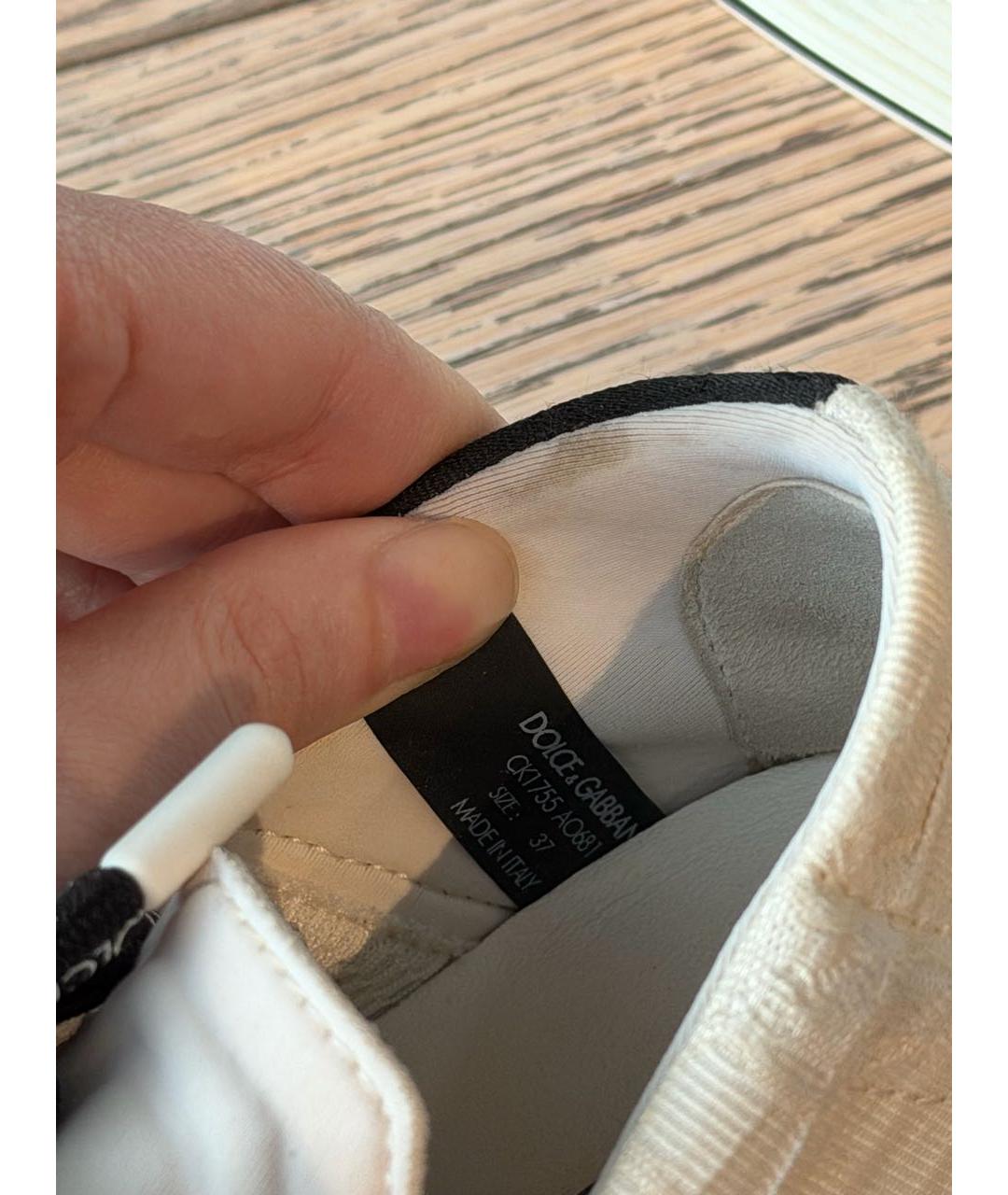 DOLCE&GABBANA Мульти текстильные кеды, фото 8