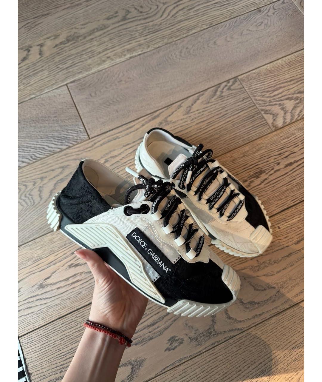 DOLCE&GABBANA Мульти текстильные кеды, фото 5