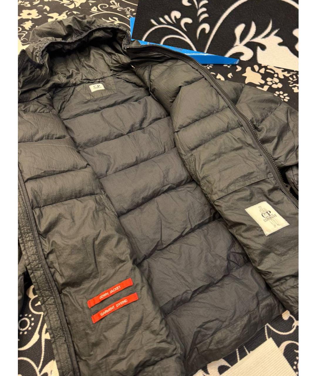 CP COMPANY Черная полиамидовая куртка, фото 4