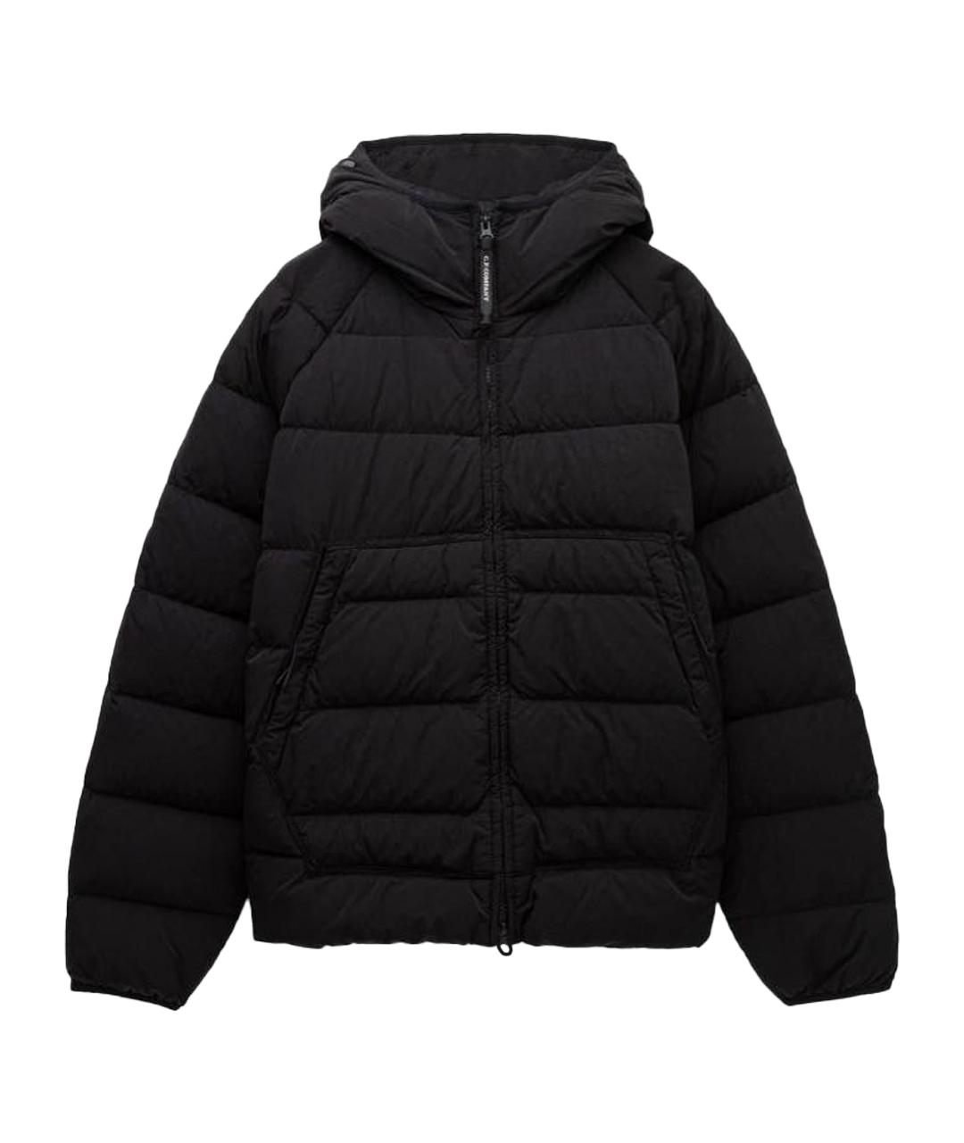 CP COMPANY Черная полиамидовая куртка, фото 1