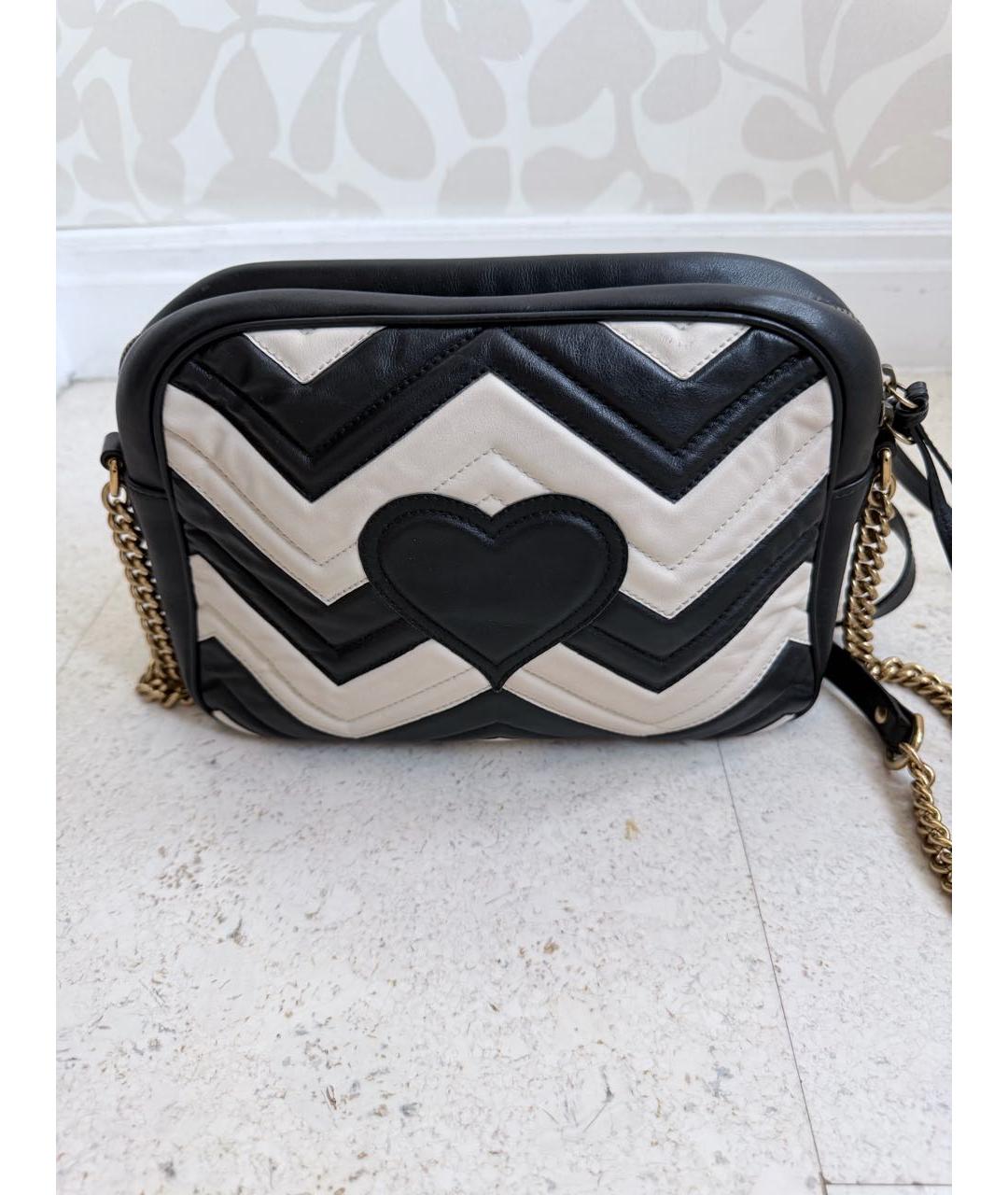 GUCCI Черная кожаная сумка через плечо, фото 2