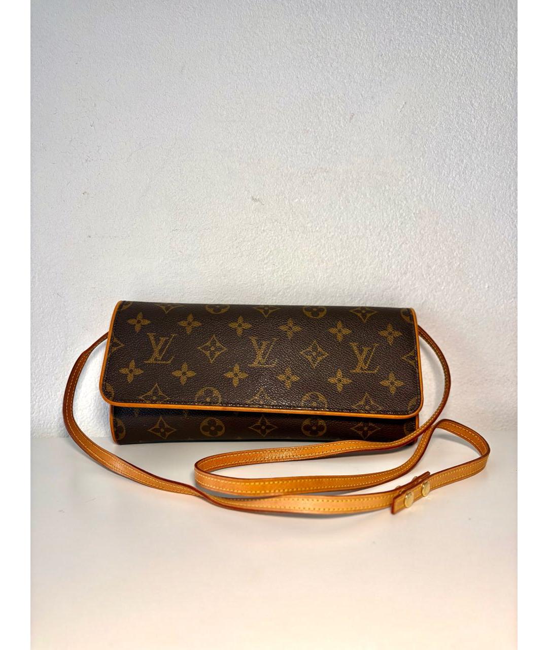LOUIS VUITTON Коричневая сумка через плечо, фото 7