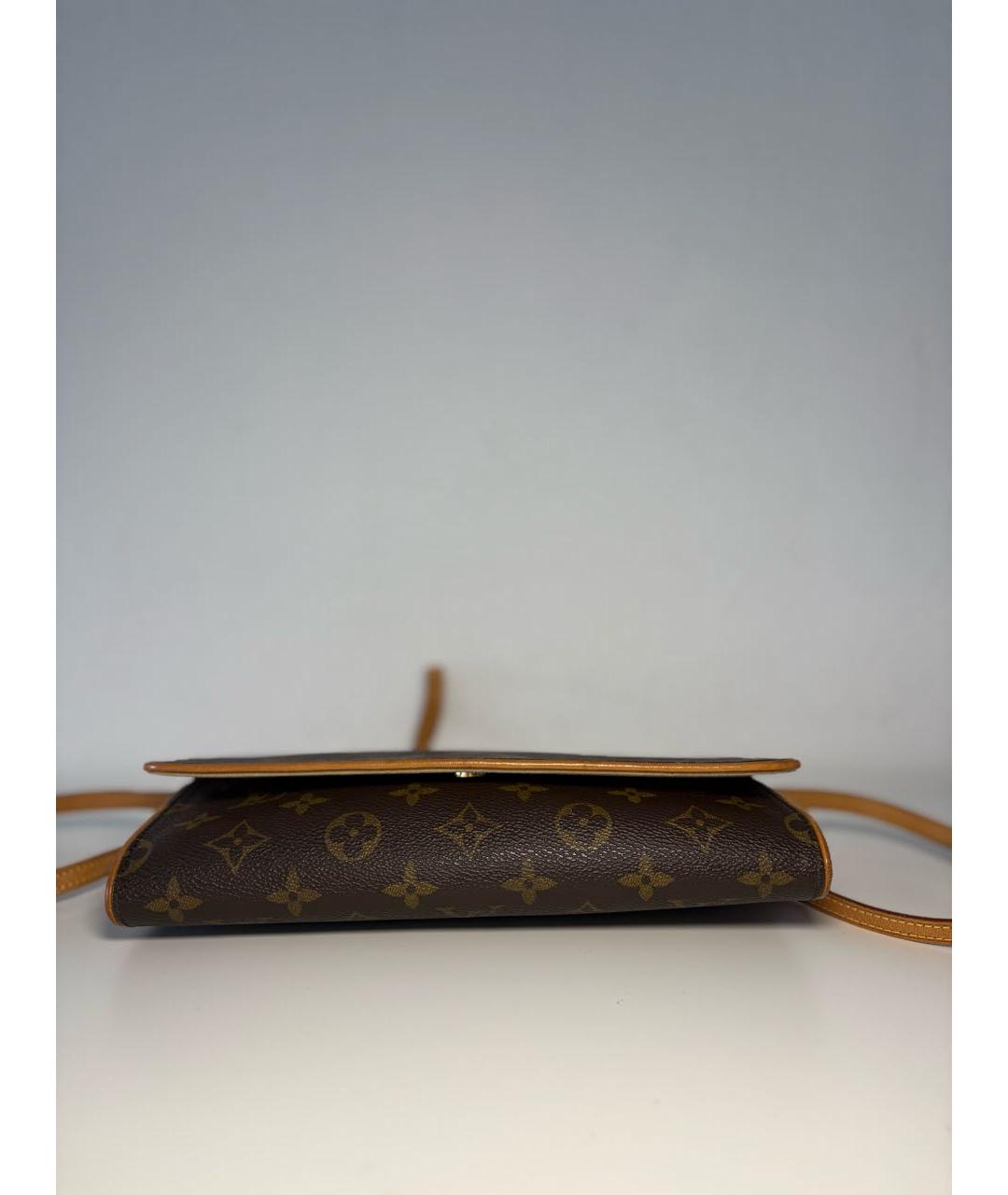 LOUIS VUITTON Коричневая сумка через плечо, фото 5