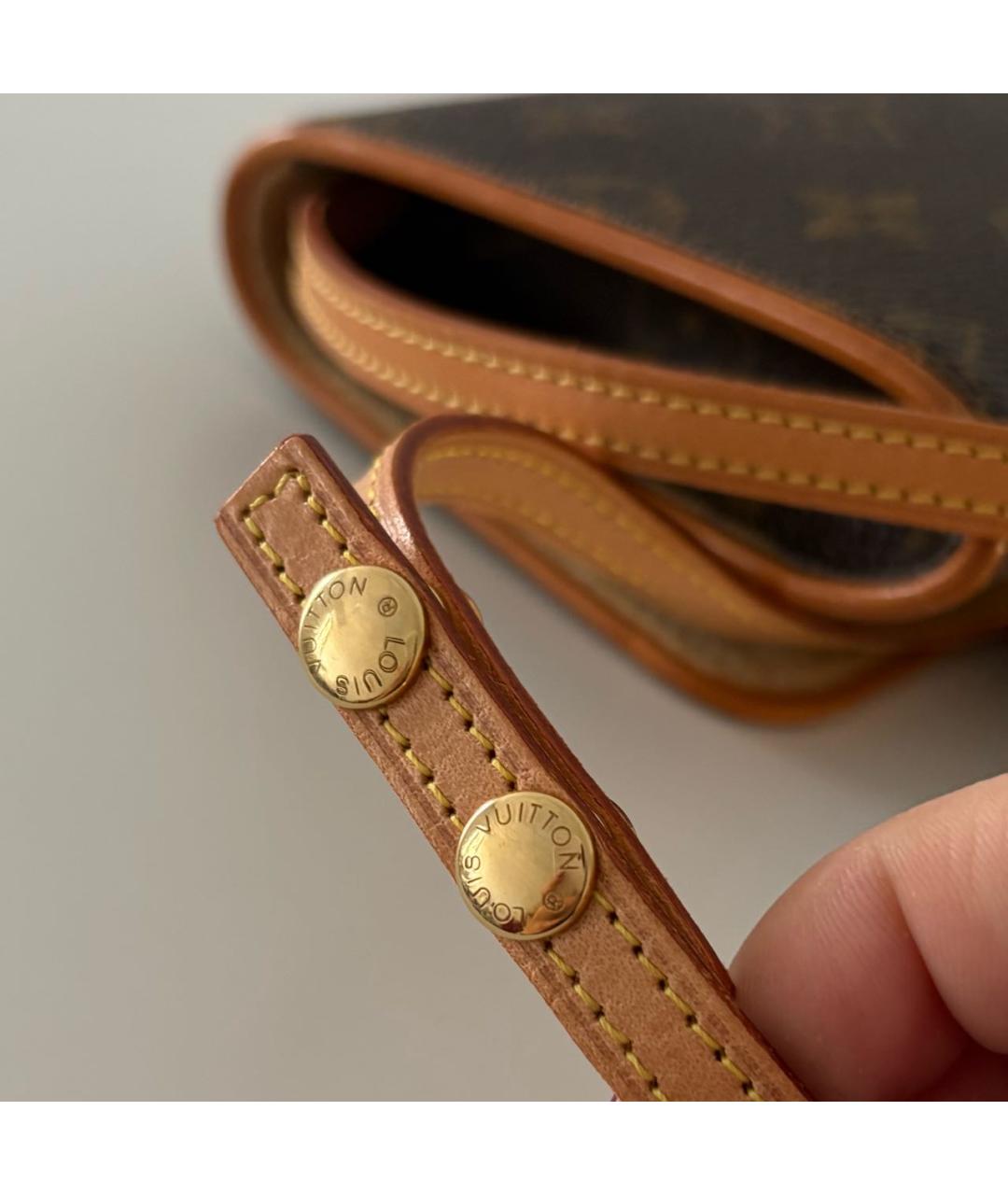 LOUIS VUITTON Коричневая сумка через плечо, фото 6