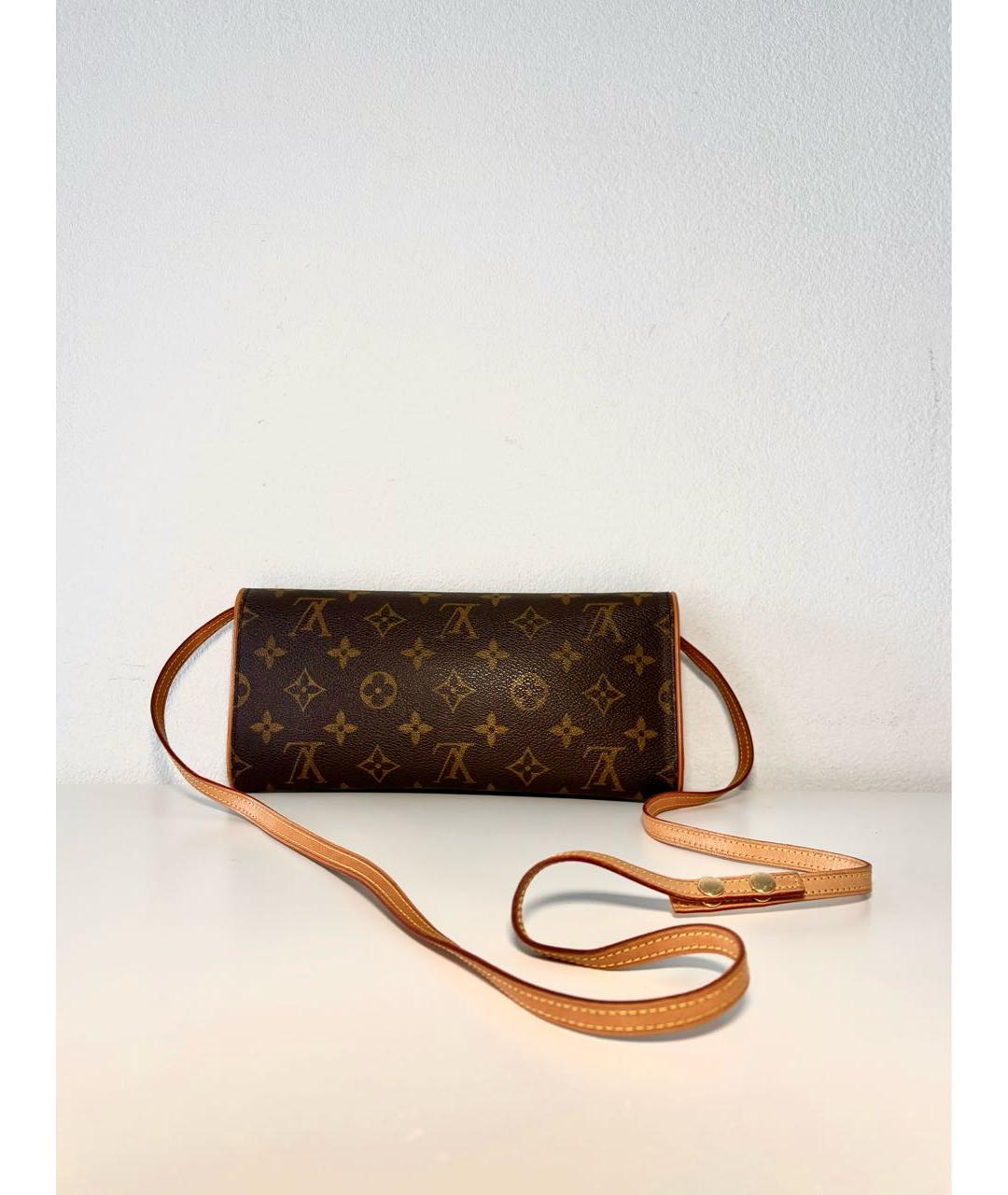 LOUIS VUITTON Коричневая сумка через плечо, фото 3