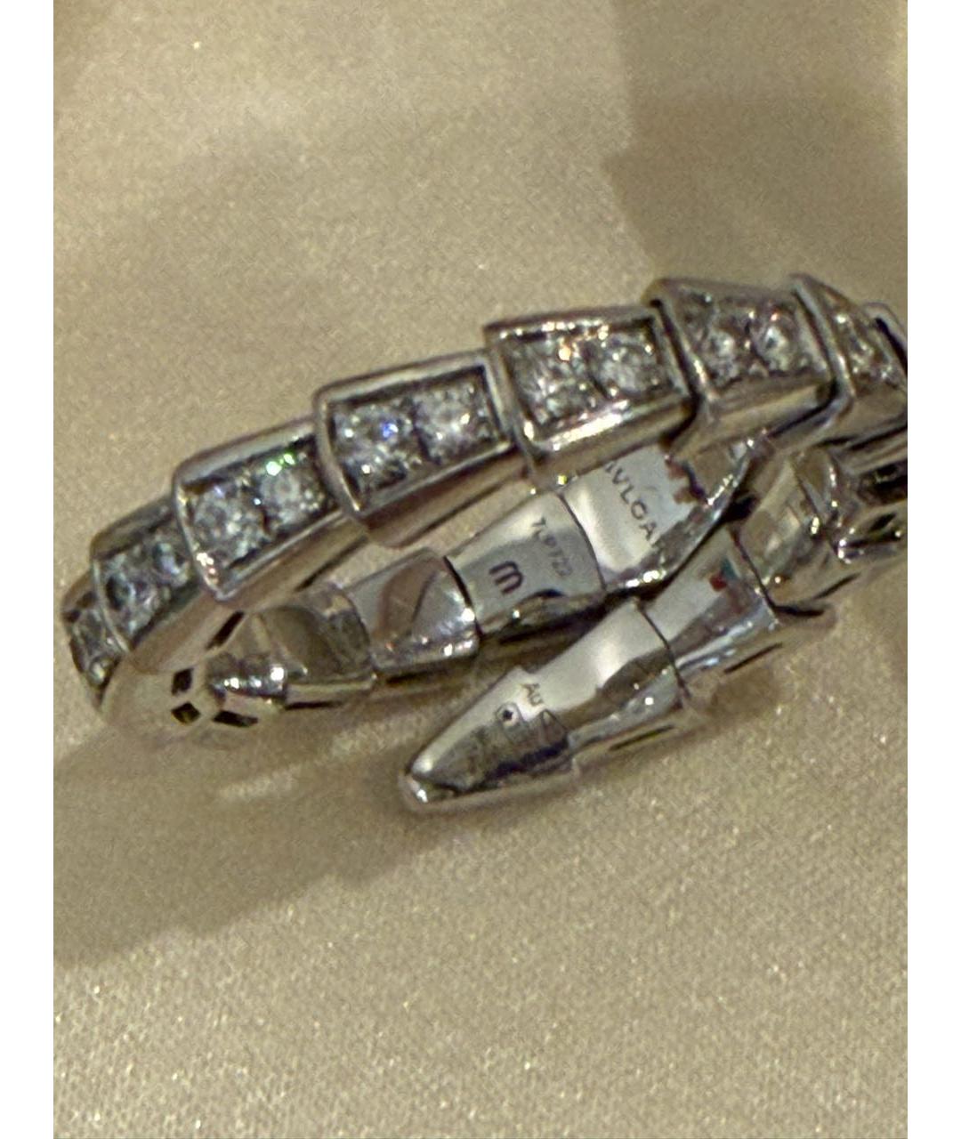 BVLGARI Серебряное кольцо из белого золота, фото 3
