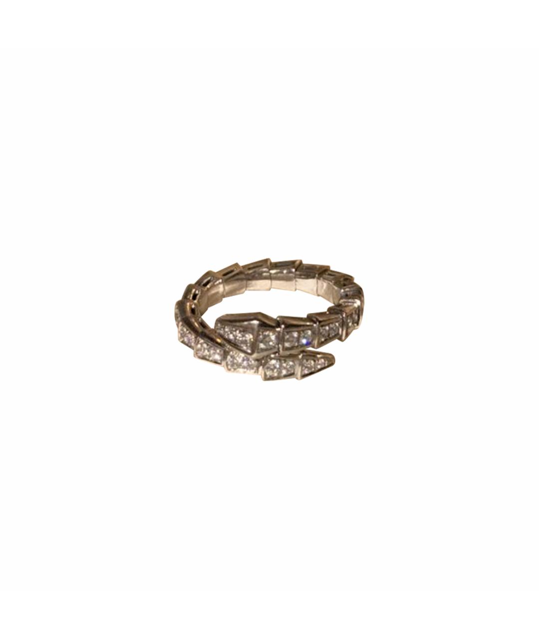 BVLGARI Серебряное кольцо из белого золота, фото 1
