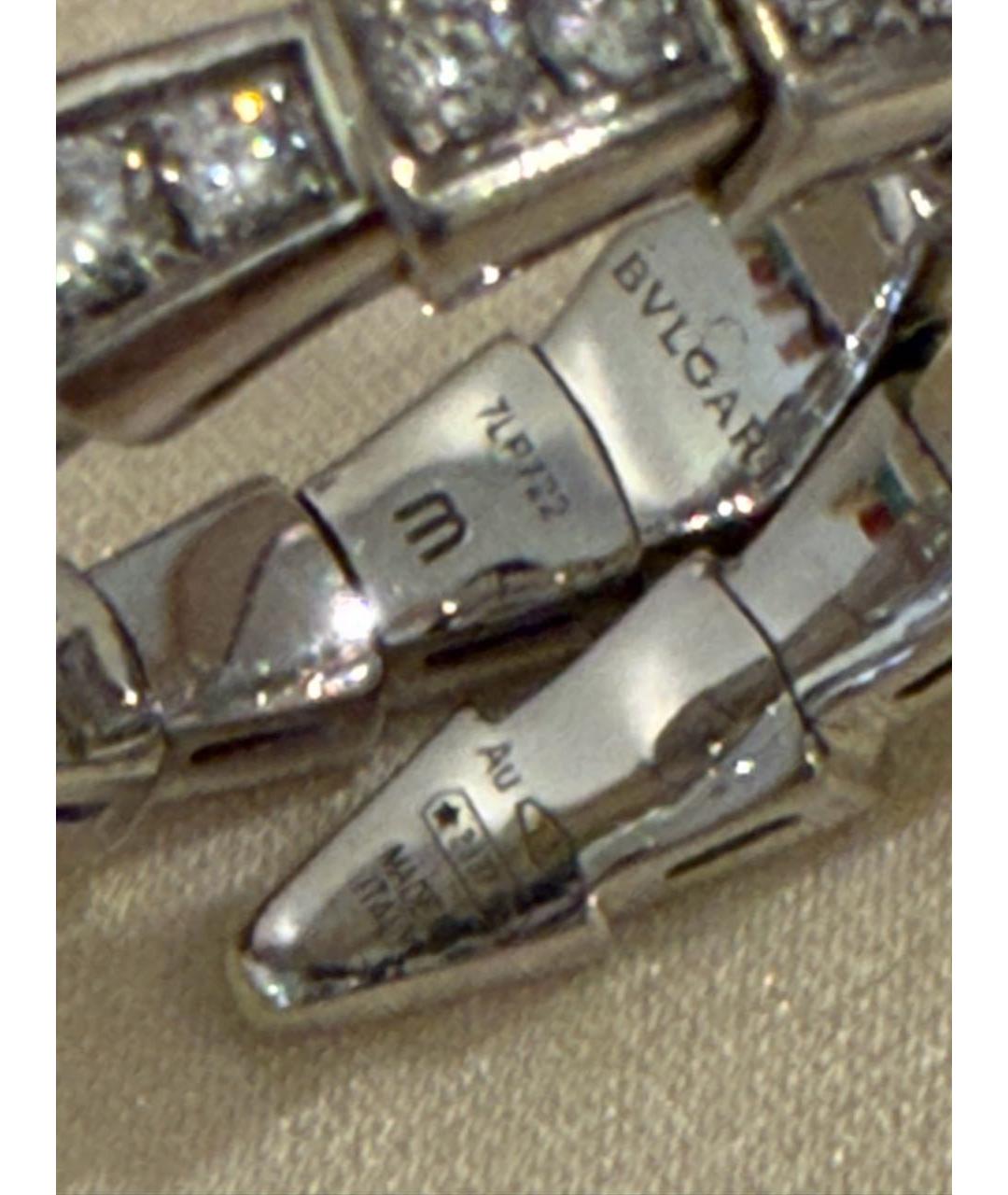 BVLGARI Серебряное кольцо из белого золота, фото 4