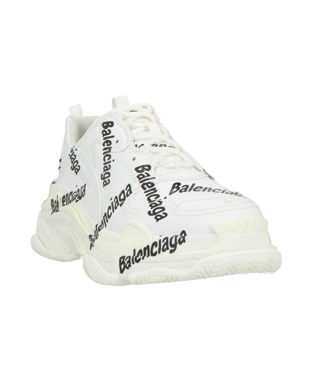 BALENCIAGA Белые кроссовки, фото 2