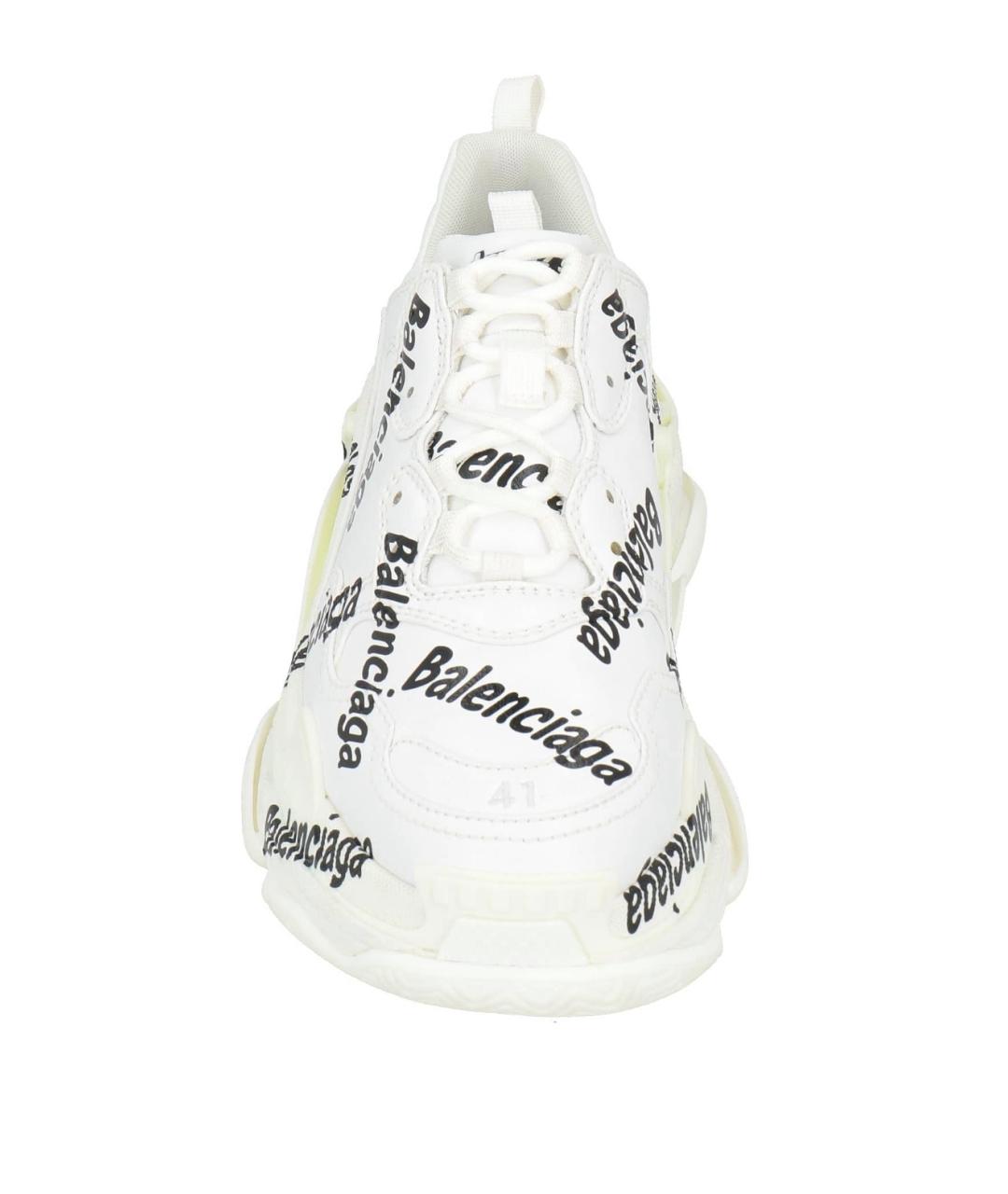 BALENCIAGA Белые кроссовки, фото 3
