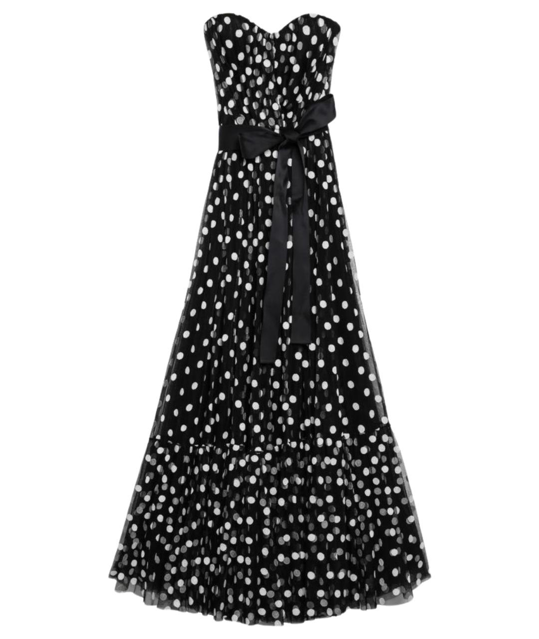 DOLCE&GABBANA Черное полиамидовое вечернее платье, фото 1