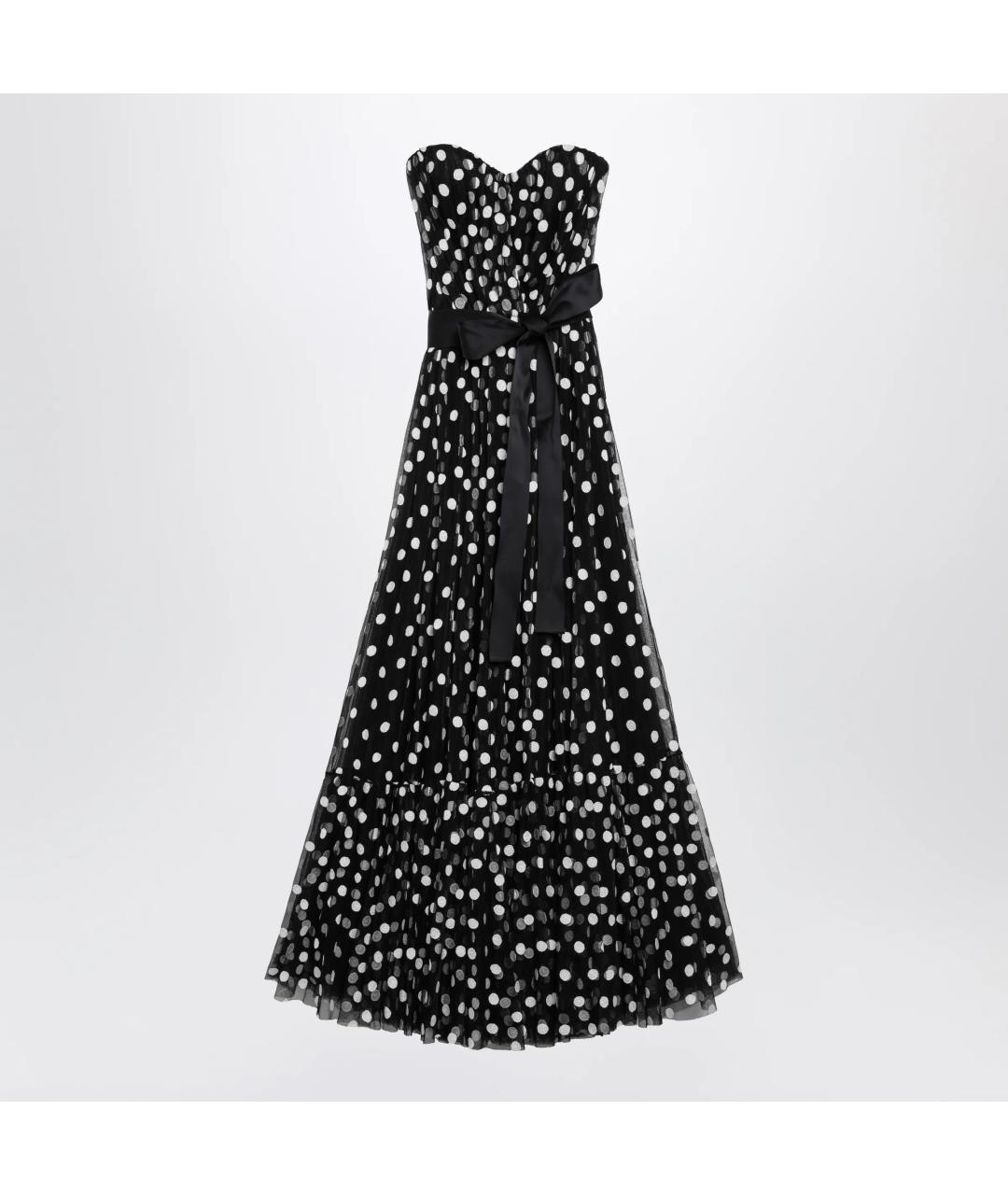 DOLCE&GABBANA Черное полиамидовое вечернее платье, фото 3