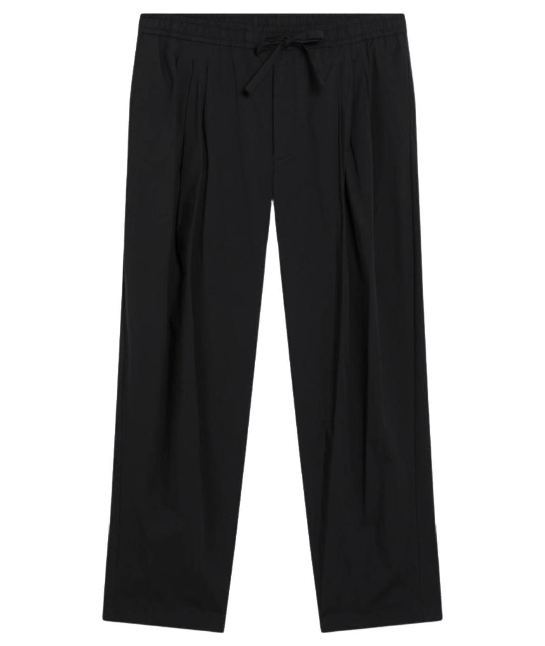 DOLCE&GABBANA Черные хлопковые повседневные брюки, фото 1