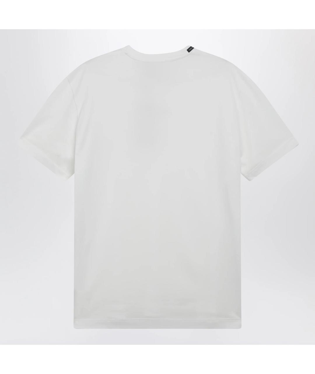 DOLCE&GABBANA Белая хлопковая футболка, фото 2