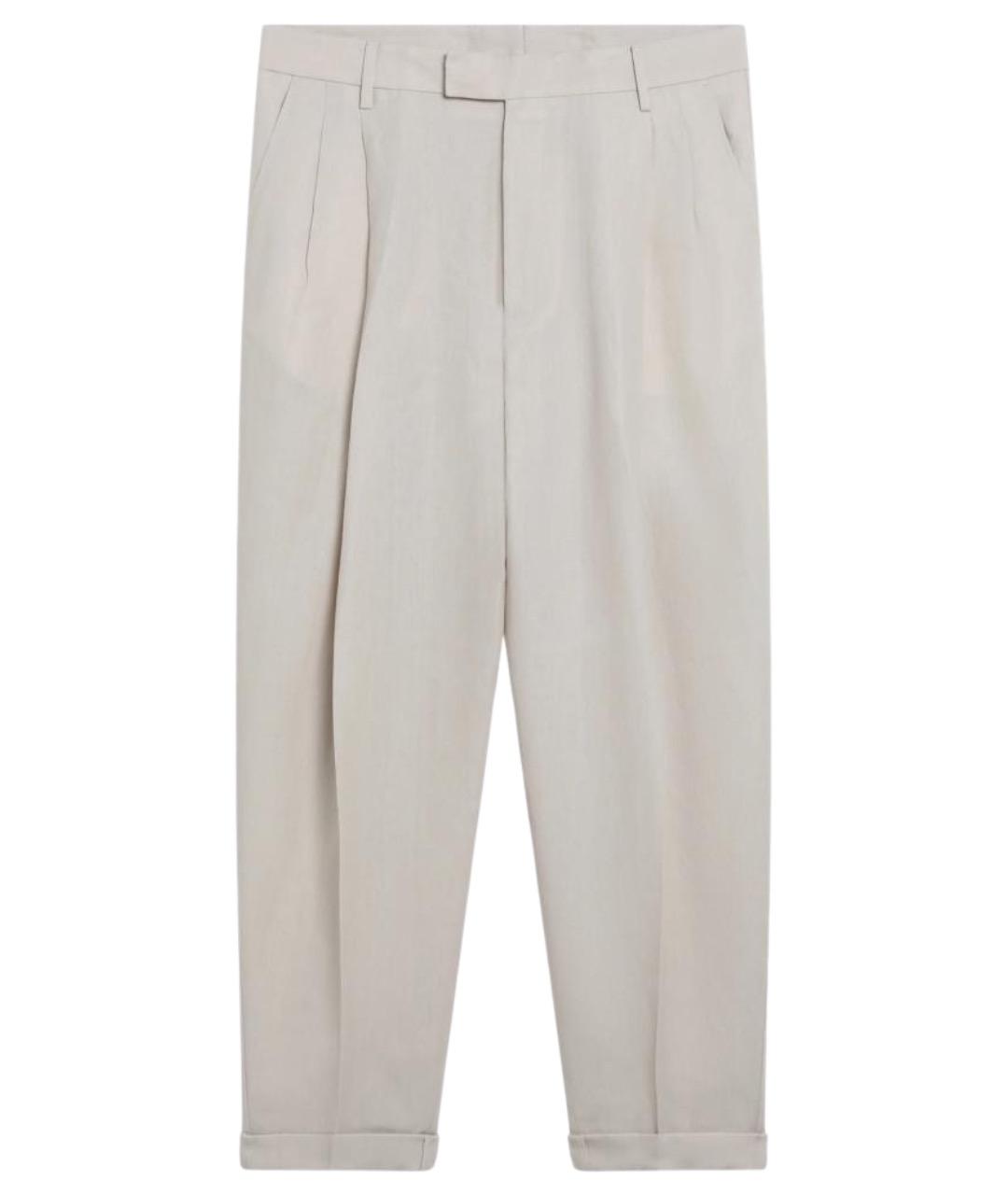 DOLCE&GABBANA Бежевые повседневные брюки, фото 1