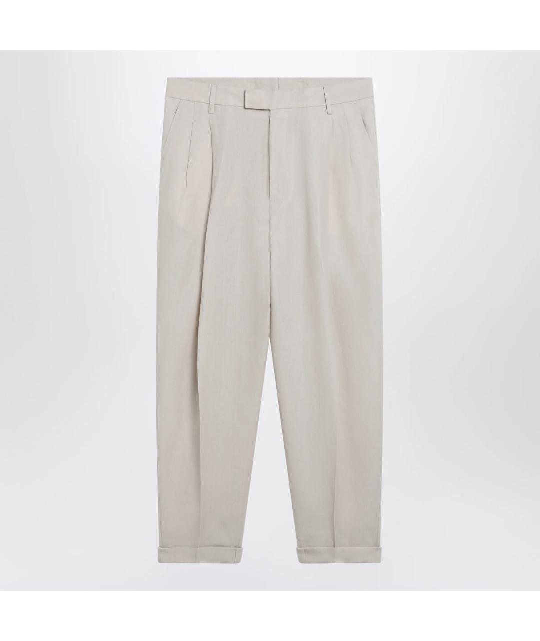 DOLCE&GABBANA Бежевые повседневные брюки, фото 3