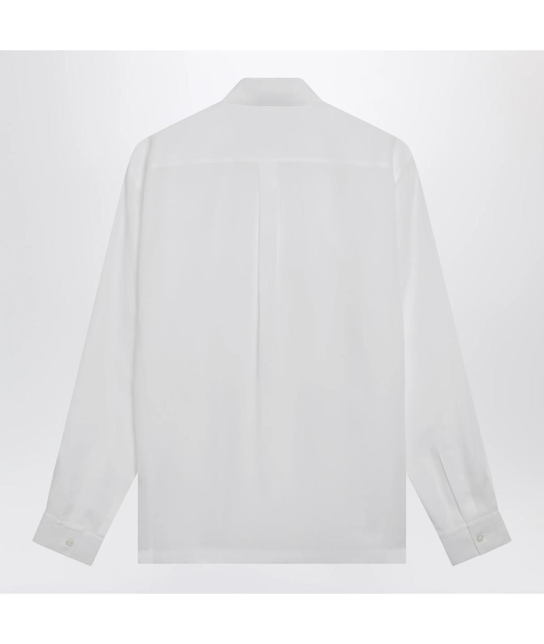 DOLCE&GABBANA Белая льняная классическая рубашка, фото 2