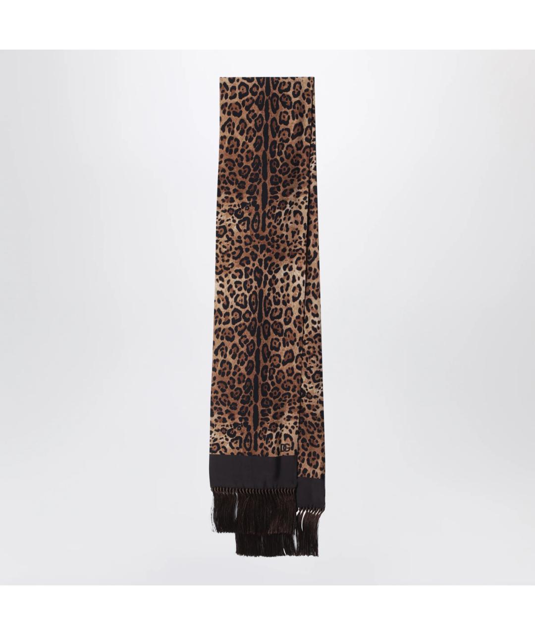 DOLCE&GABBANA Мульти шелковый шарф, фото 3