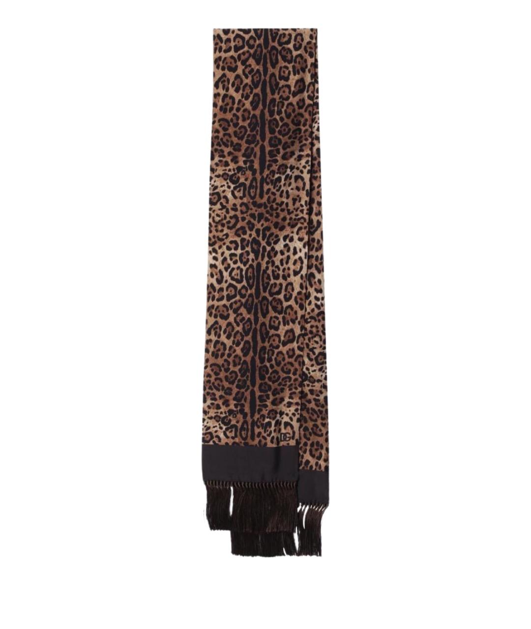 DOLCE&GABBANA Мульти шелковый шарф, фото 1