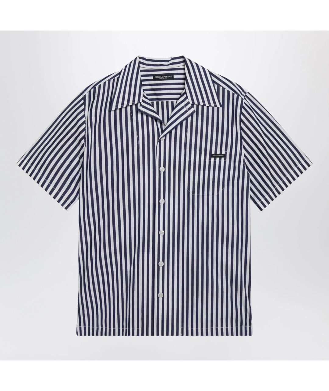 DOLCE&GABBANA Мульти хлопковая кэжуал рубашка, фото 3