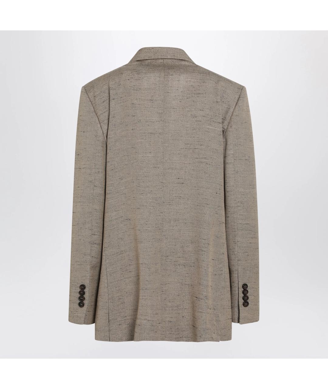 DOLCE&GABBANA Бежевый вискозный жакет/пиджак, фото 2