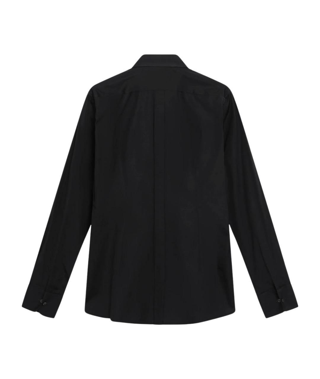 DOLCE&GABBANA Черная хлопковая кэжуал рубашка, фото 2