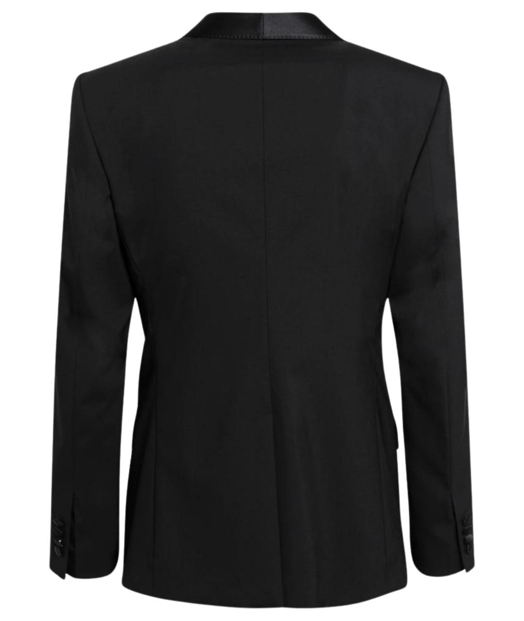 DOLCE&GABBANA Черный шерстяной пиджак, фото 2