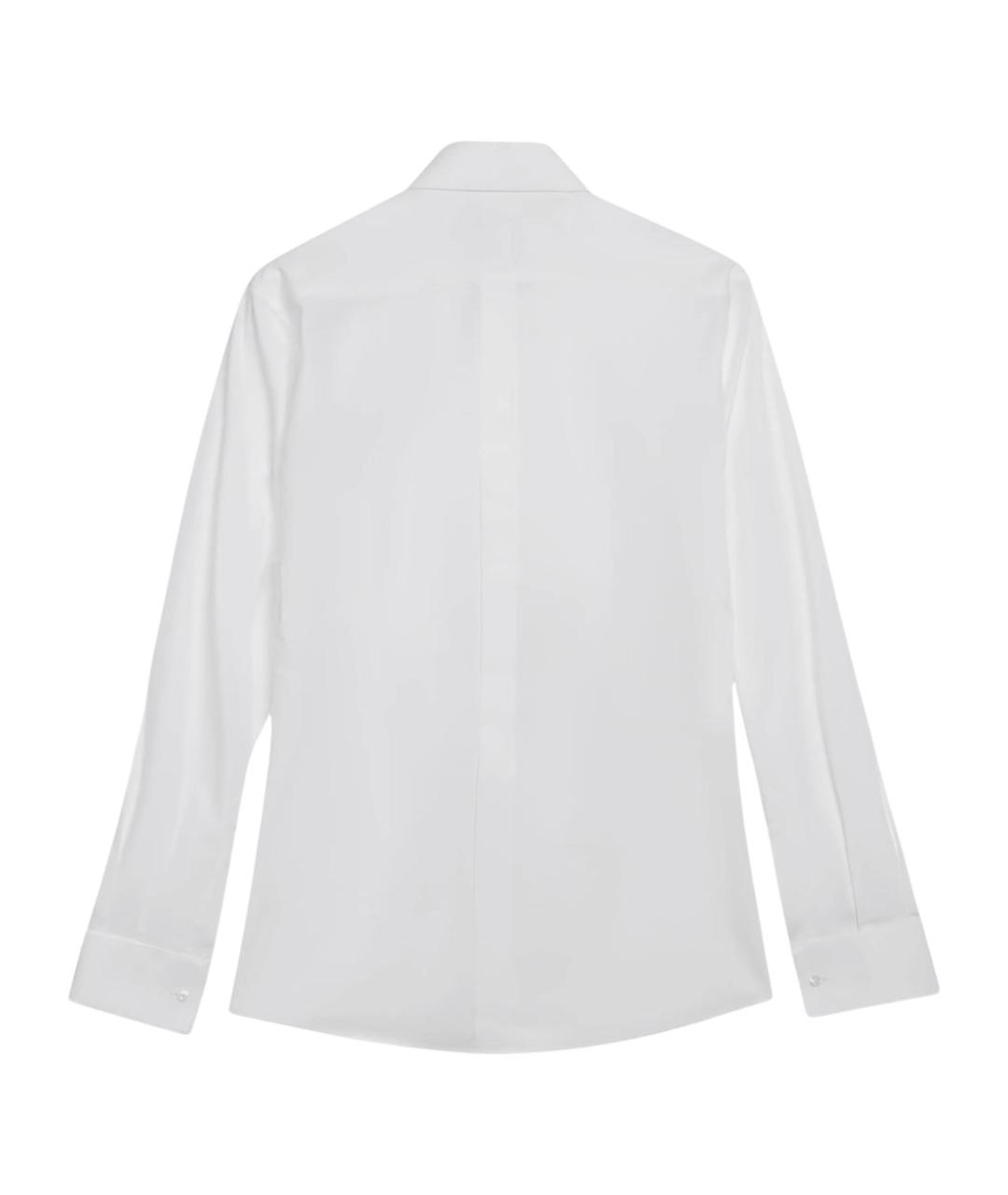 DOLCE&GABBANA Белая хлопковая кэжуал рубашка, фото 2