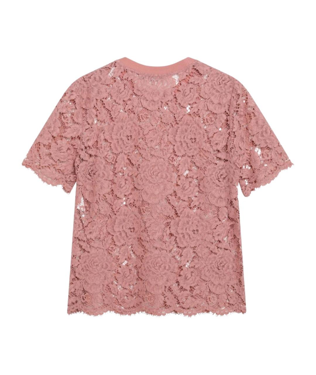 DOLCE&GABBANA Розовая футболка, фото 2