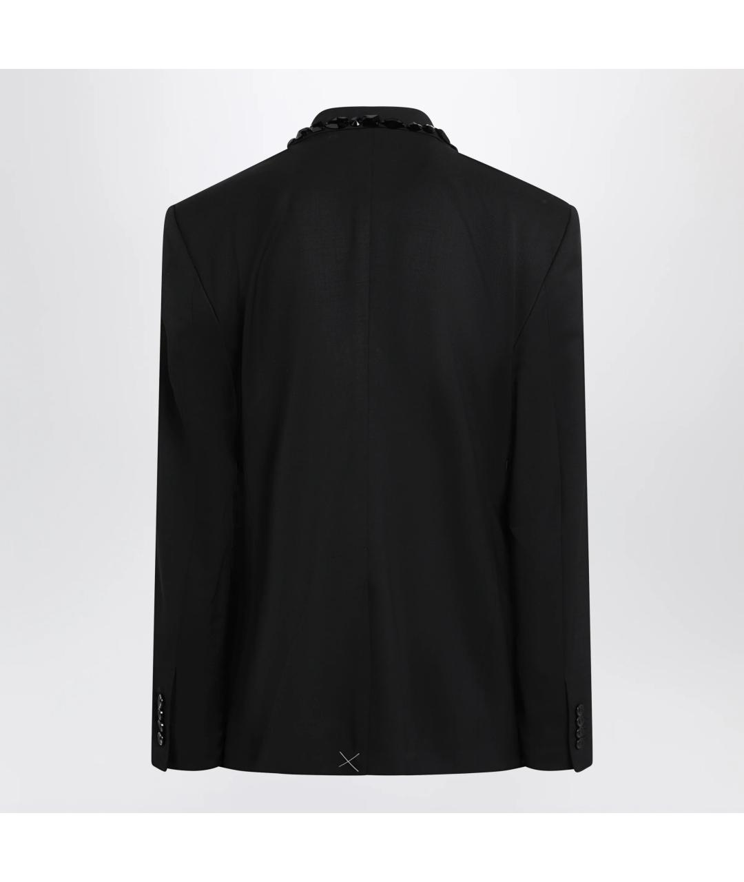 DOLCE&GABBANA Черный шерстяной пиджак, фото 2