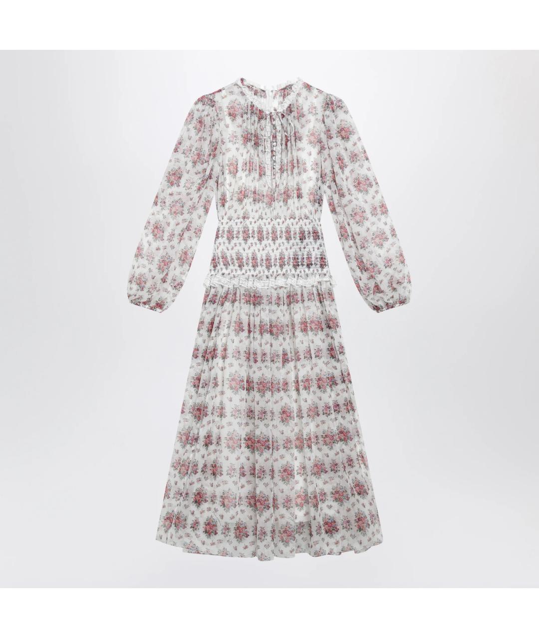 DOLCE&GABBANA Мульти шелковое повседневное платье, фото 3