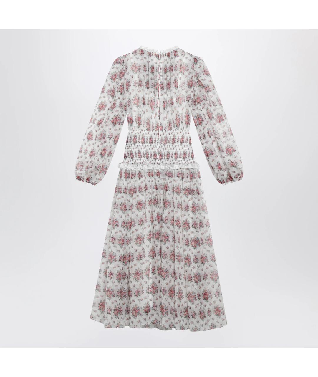 DOLCE&GABBANA Мульти шелковое повседневное платье, фото 2