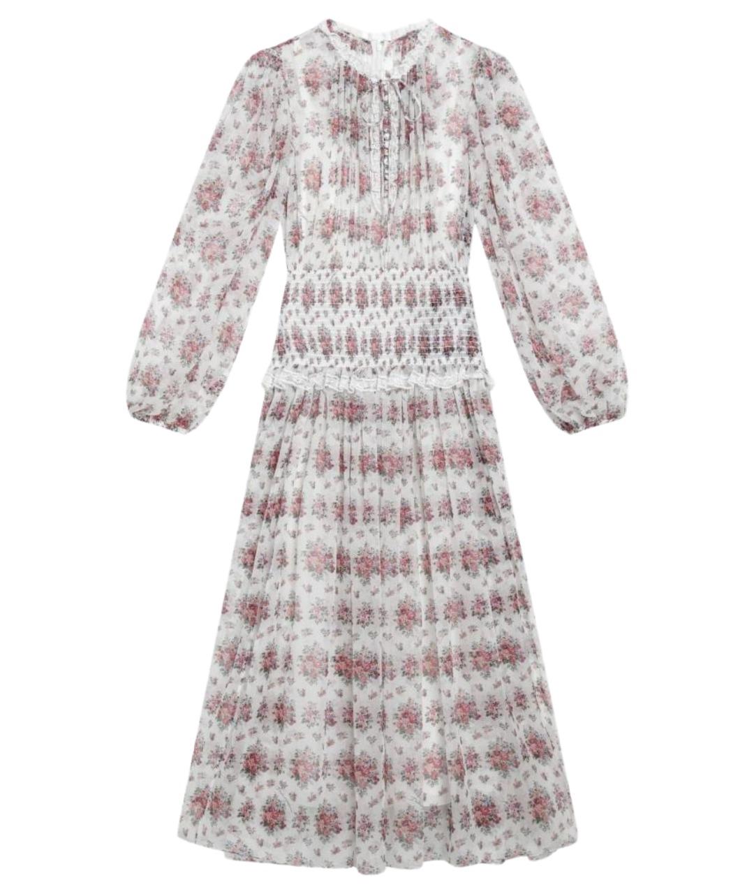 DOLCE&GABBANA Мульти шелковое повседневное платье, фото 1