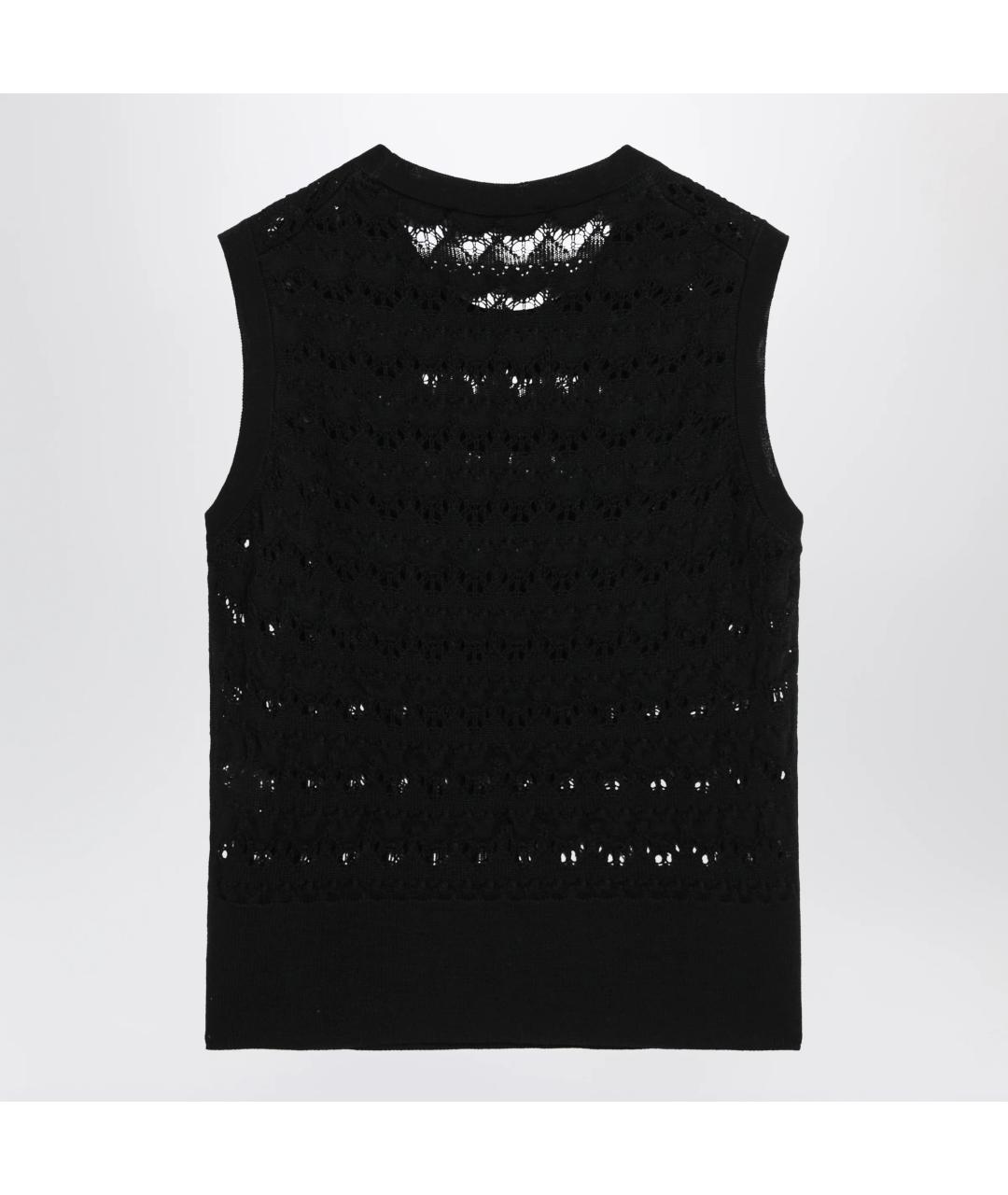 DOLCE&GABBANA Черная шерстяная жилетка, фото 2