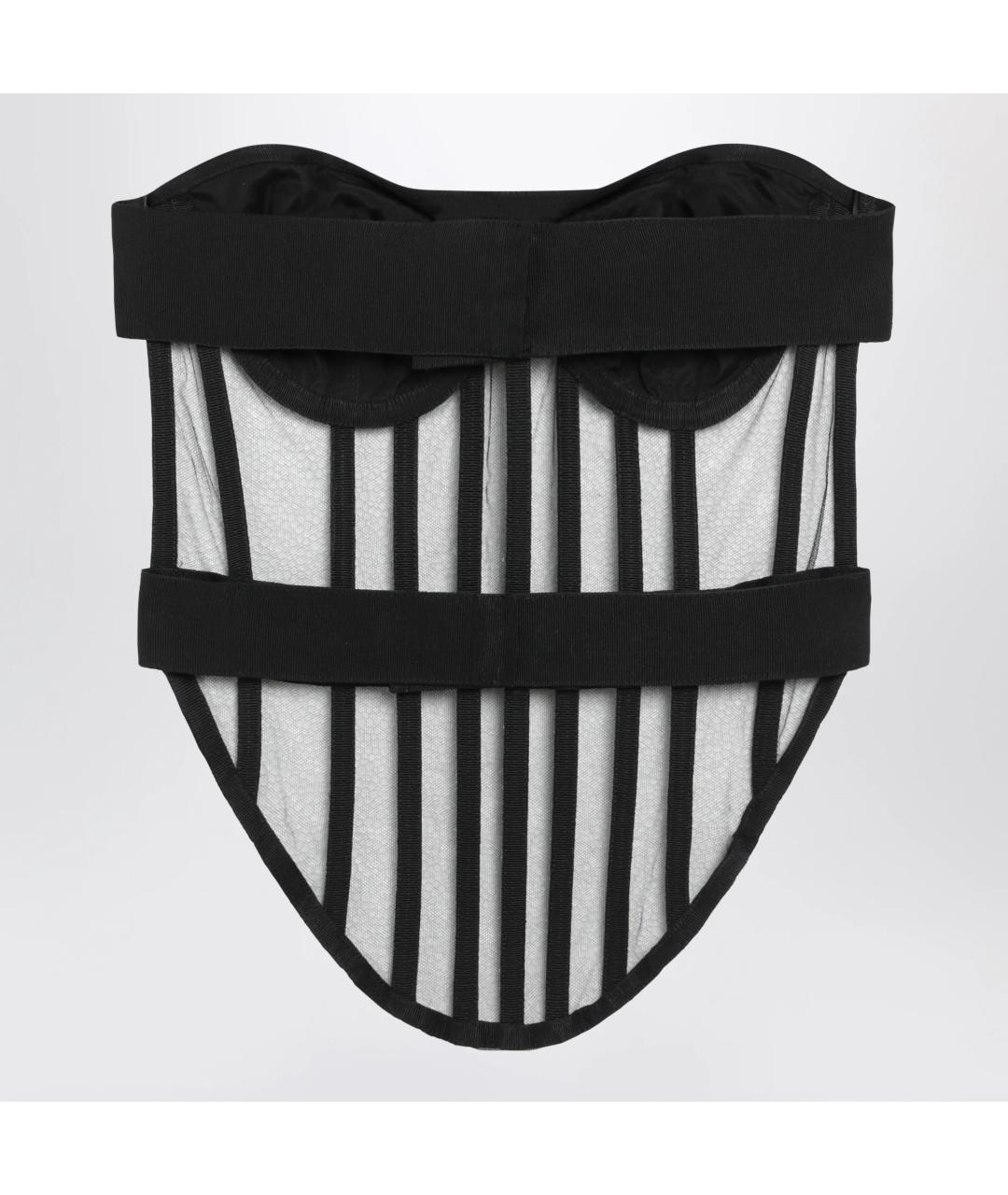 DOLCE&GABBANA Черный полиамидовый корсет, фото 2