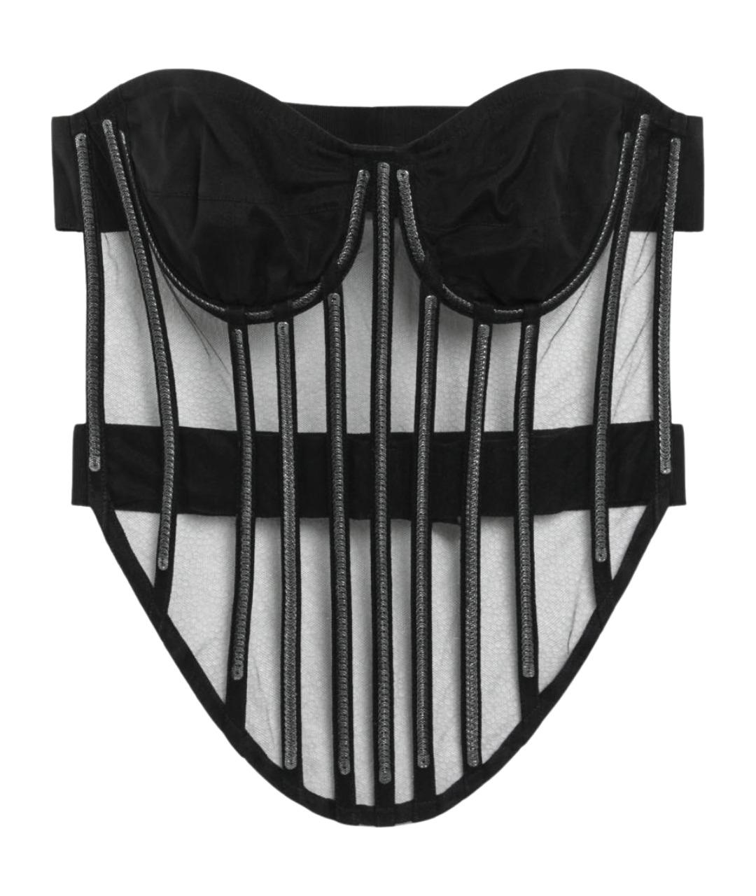 DOLCE&GABBANA Черный полиамидовый корсет, фото 1