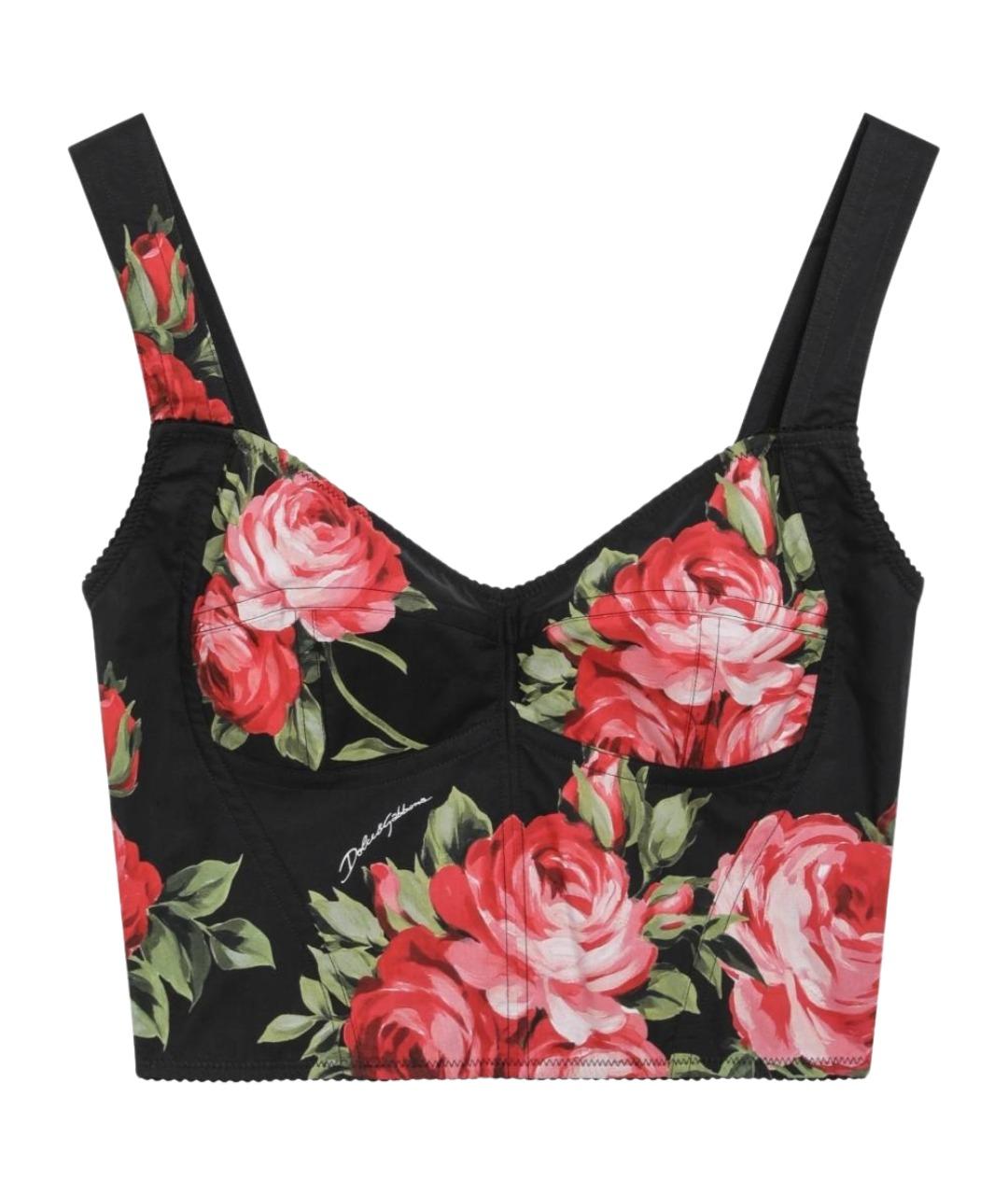 DOLCE&GABBANA Мульти хлопковая майка, фото 1