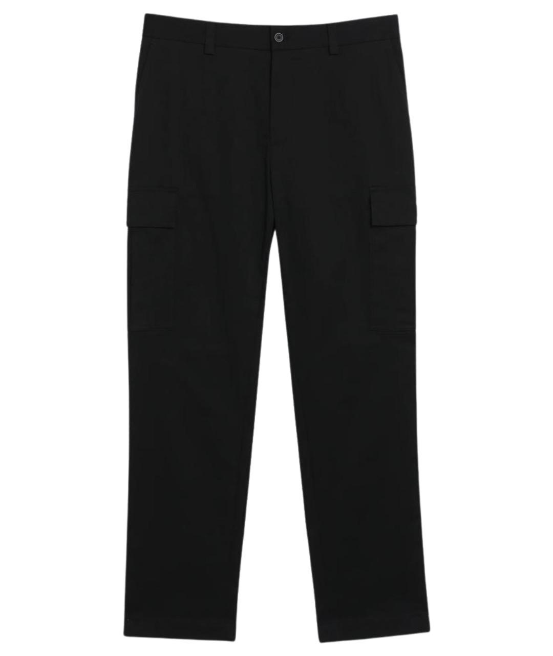 DOLCE&GABBANA Черные хлопковые повседневные брюки, фото 1