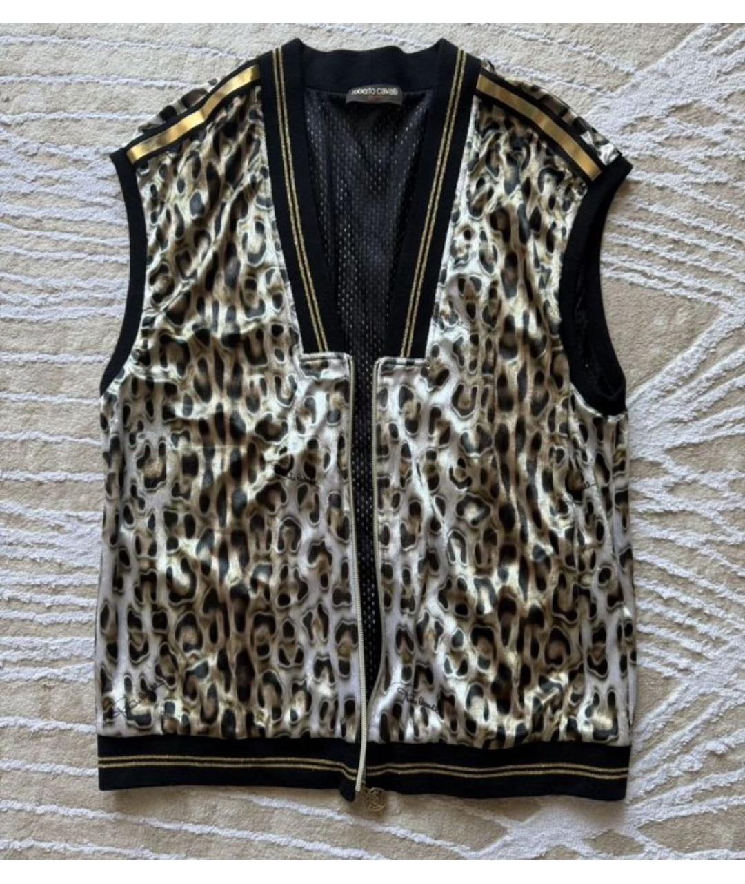ROBERTO CAVALLI Мульти полиэстеровый жилет, фото 6