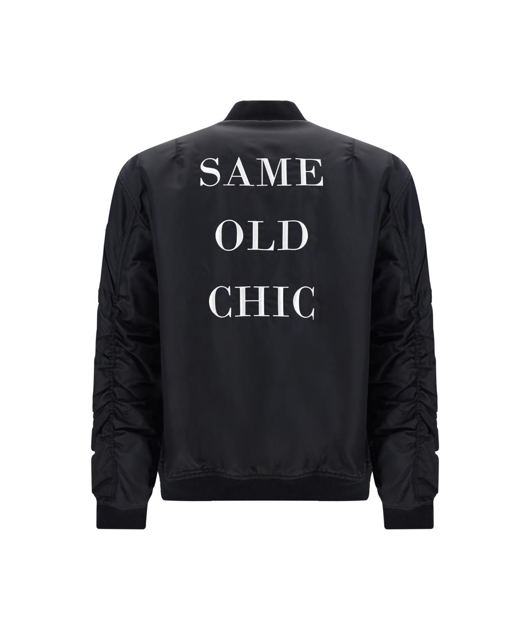 MOSCHINO Черная полиамидовая куртка, фото 2