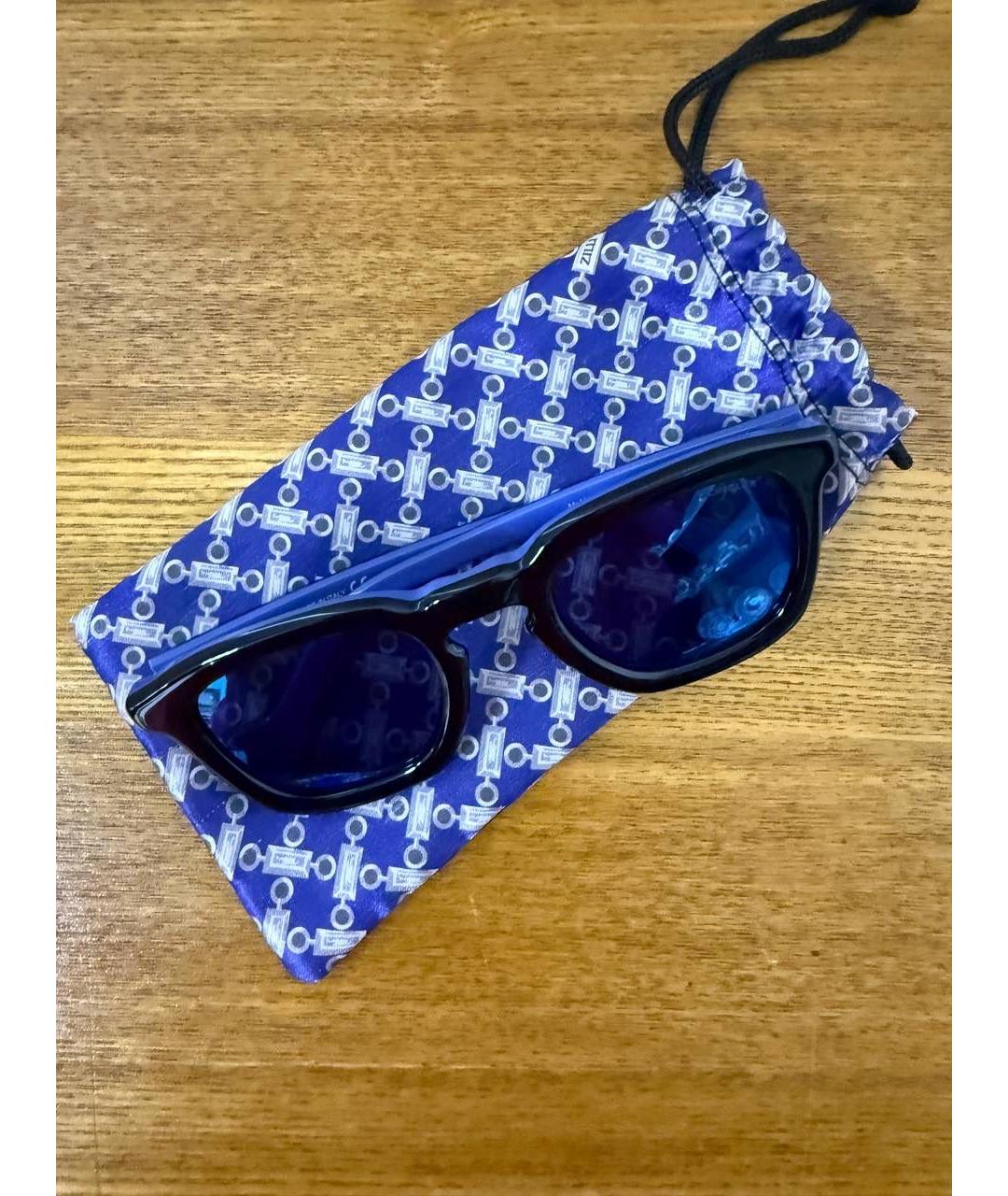 MONCLER Синие солнцезащитные очки, фото 8