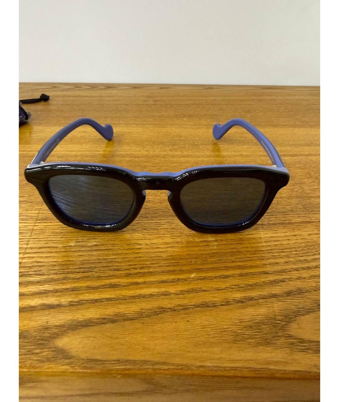 MONCLER Синие солнцезащитные очки, фото 2