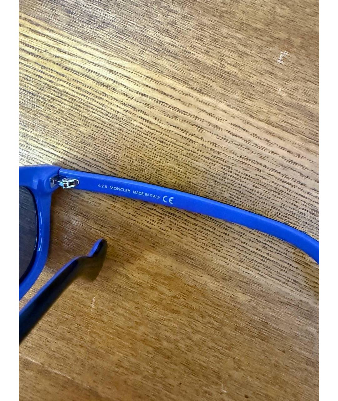 MONCLER Синие солнцезащитные очки, фото 5