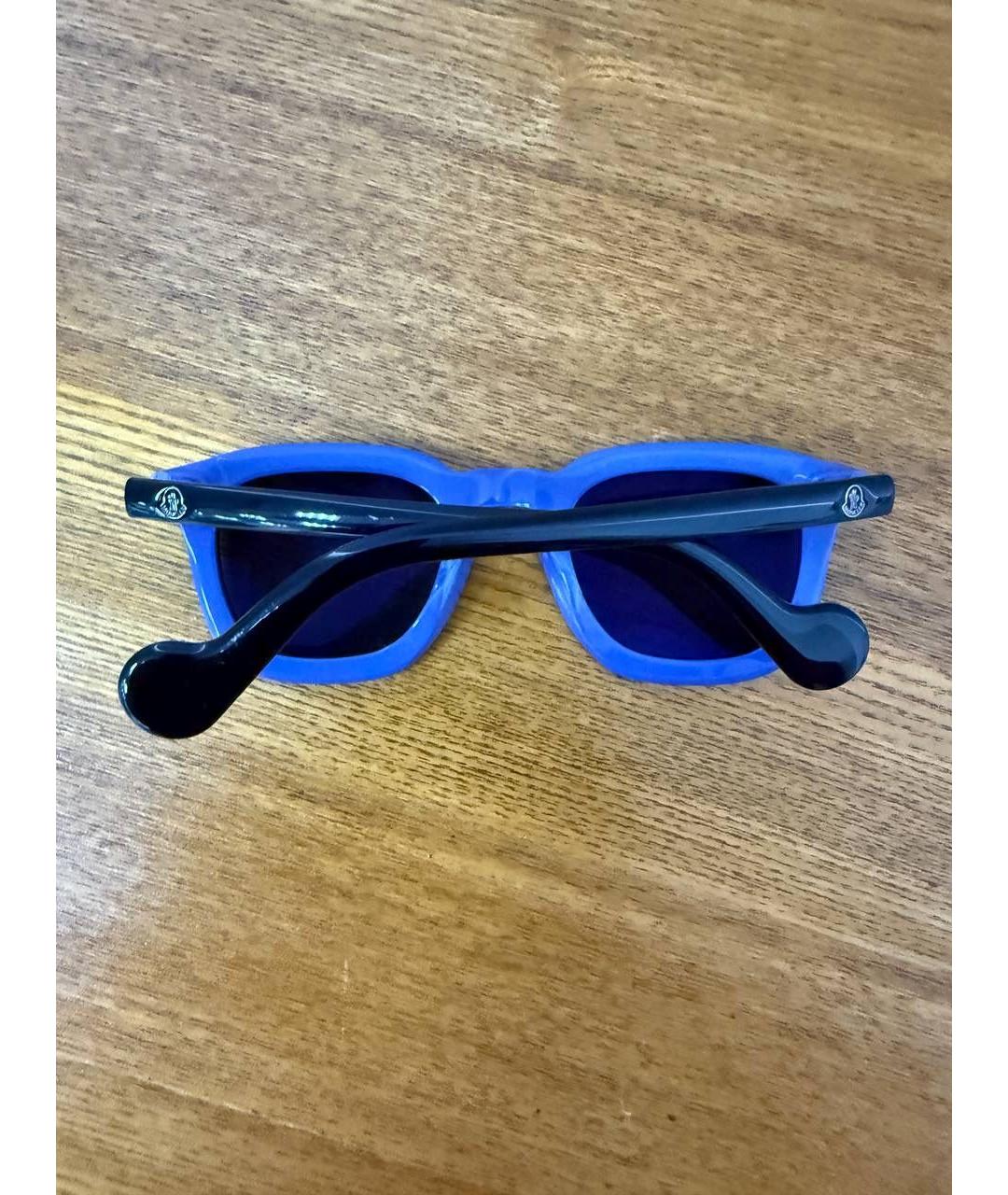 MONCLER Синие солнцезащитные очки, фото 7