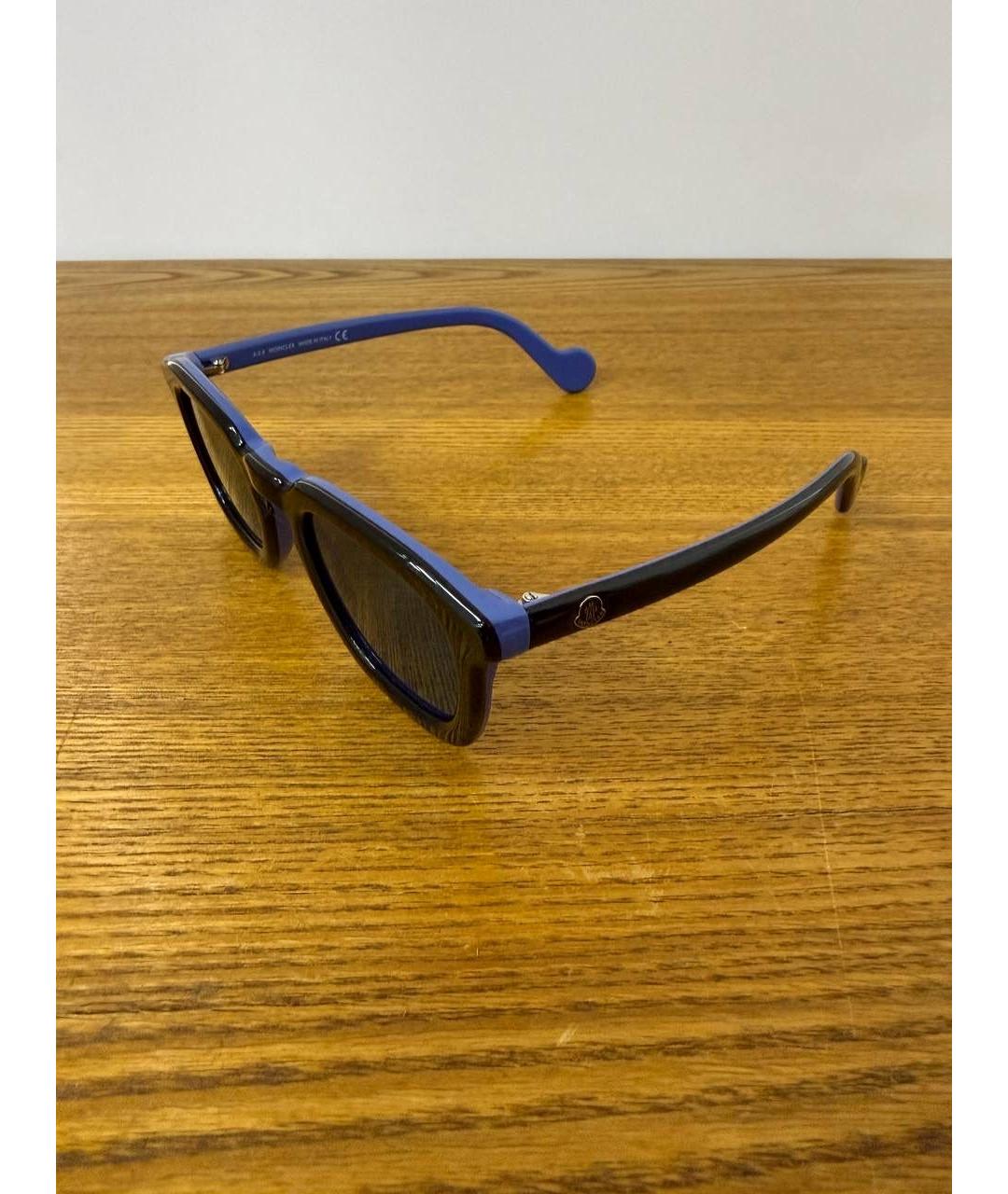 MONCLER Синие солнцезащитные очки, фото 3