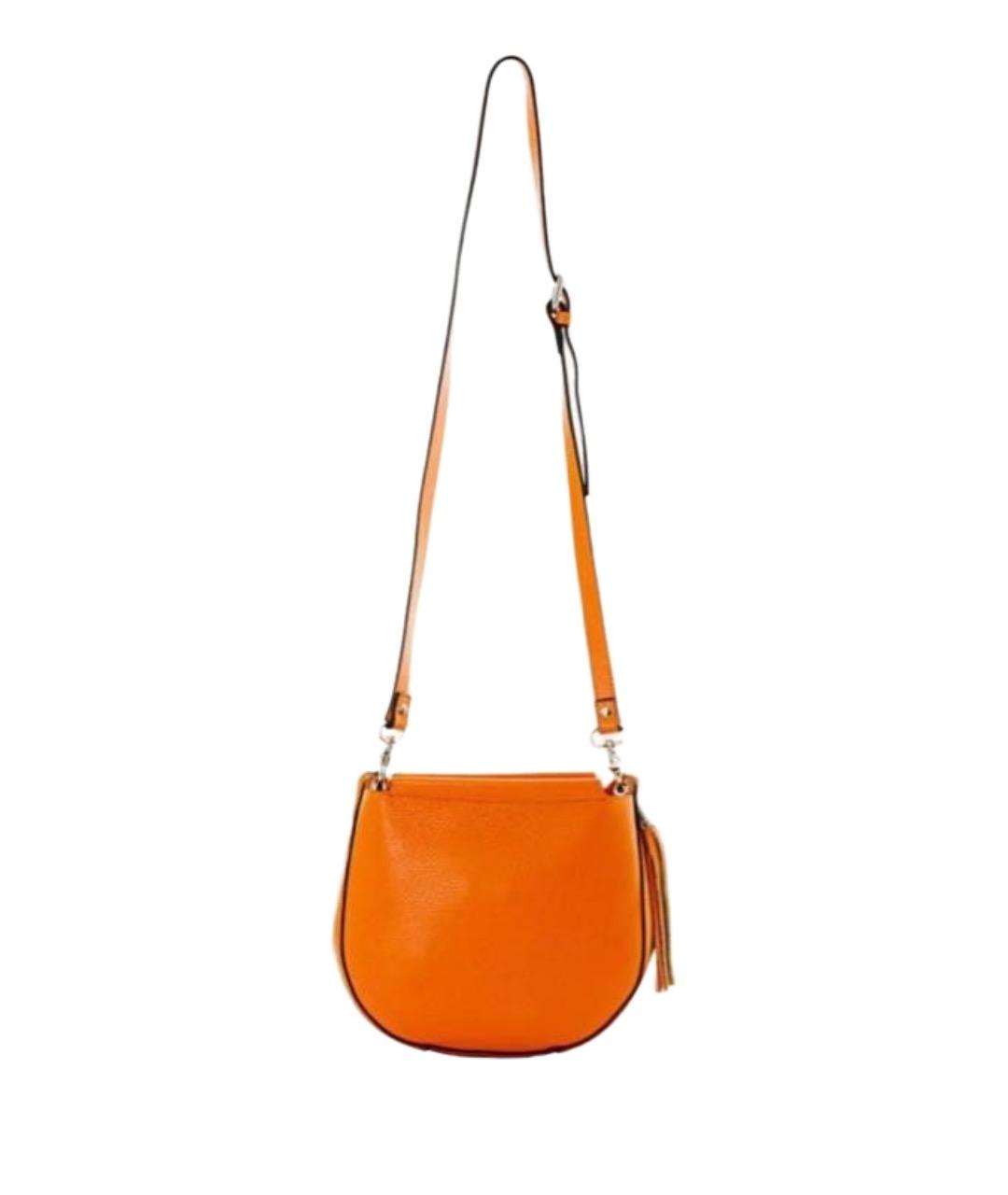 GUCCI Оранжевая кожаная сумка через плечо, фото 1