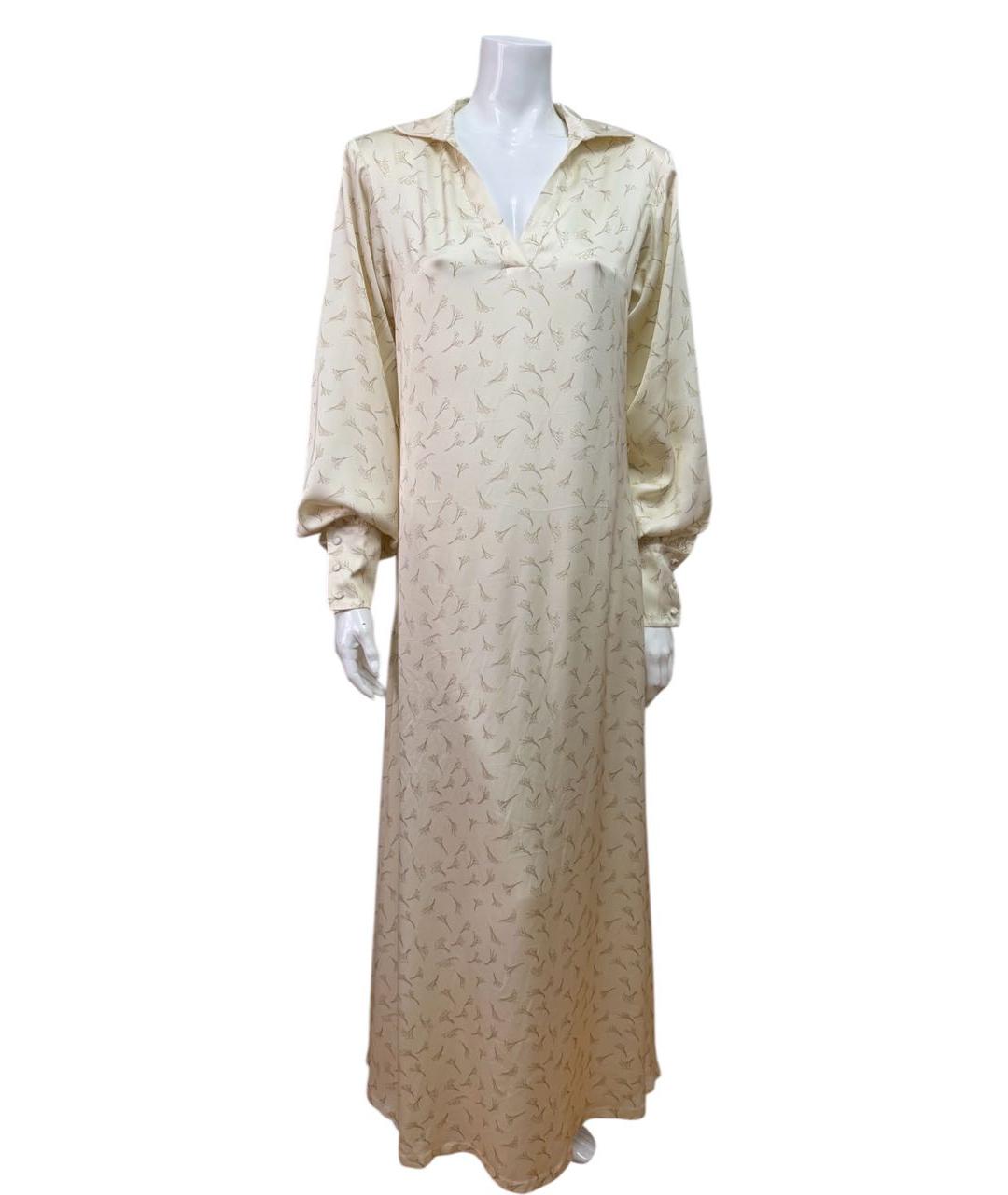 ROTATE Бежевое вечернее платье, фото 9