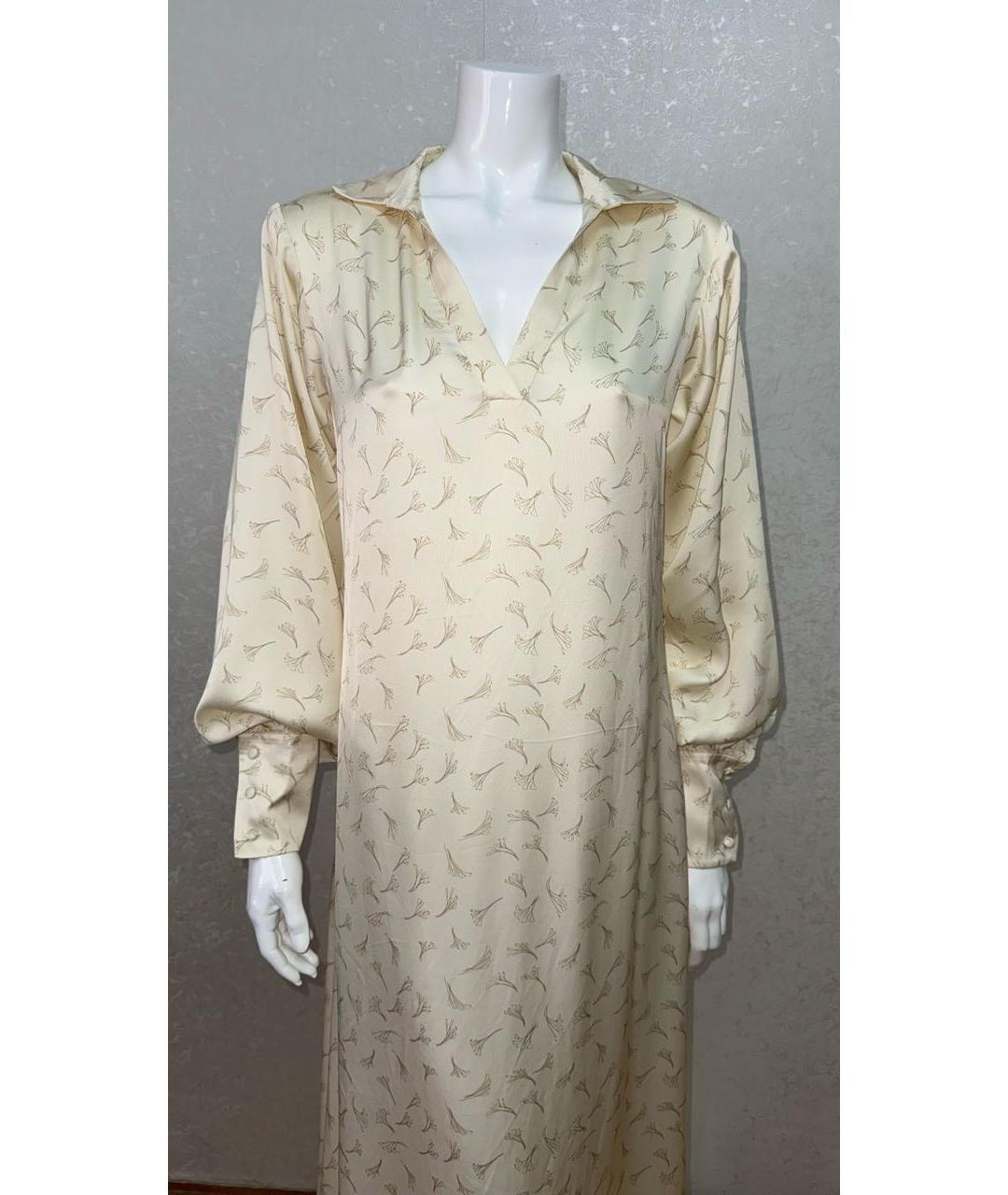 ROTATE Бежевое вечернее платье, фото 2