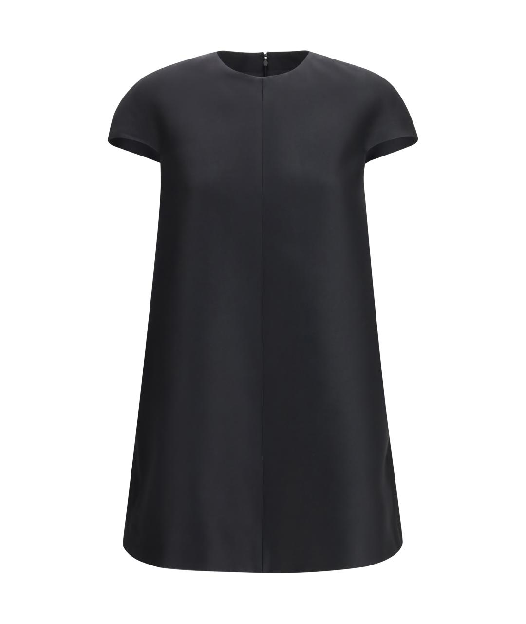 BALENCIAGA Черное шерстяное повседневное платье, фото 1